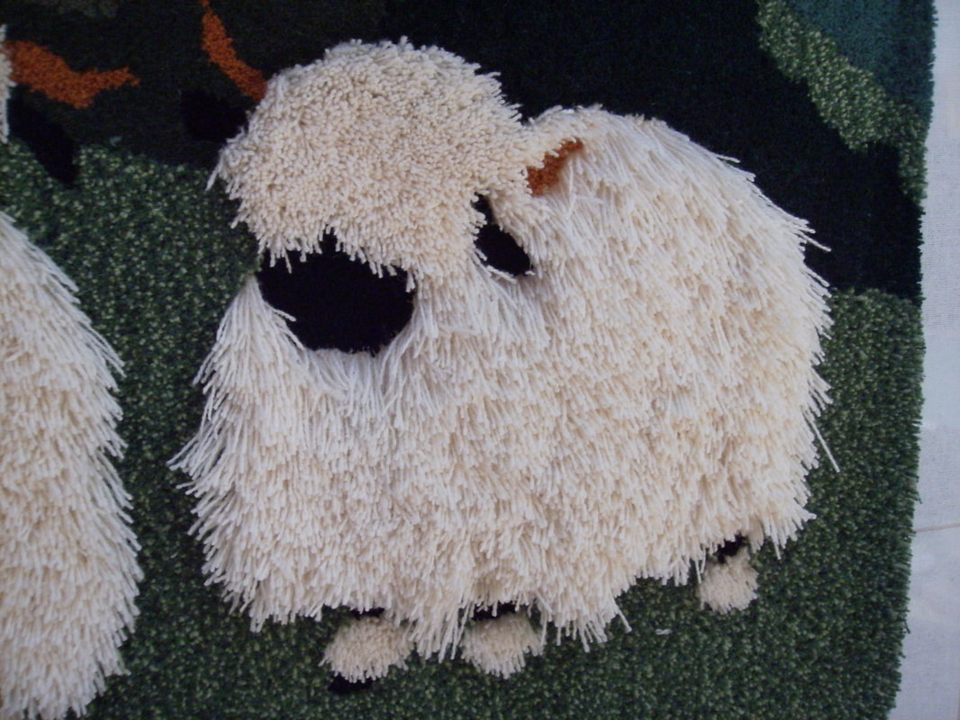 Children's Custom Made Shaggy Sheep Rug