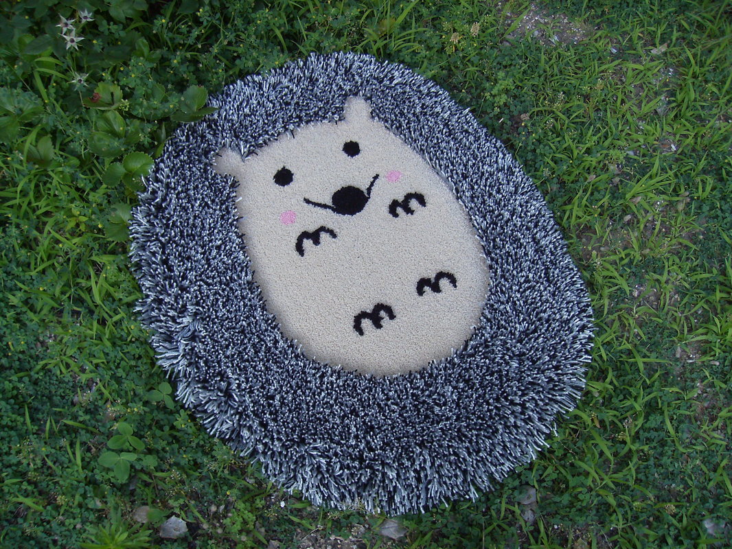 Children's Custom Made Hedgehog Rug